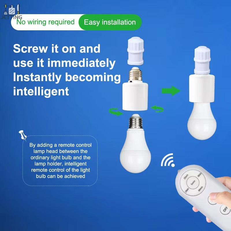 Wireless Remote Control Lamp Holder