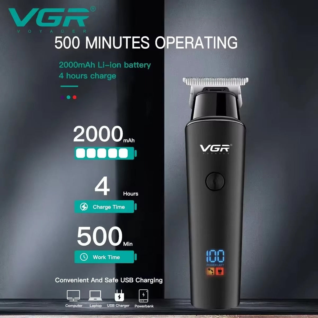 VGR Professional Rechargeable Hair Trimmer